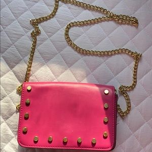 Pink hand bag